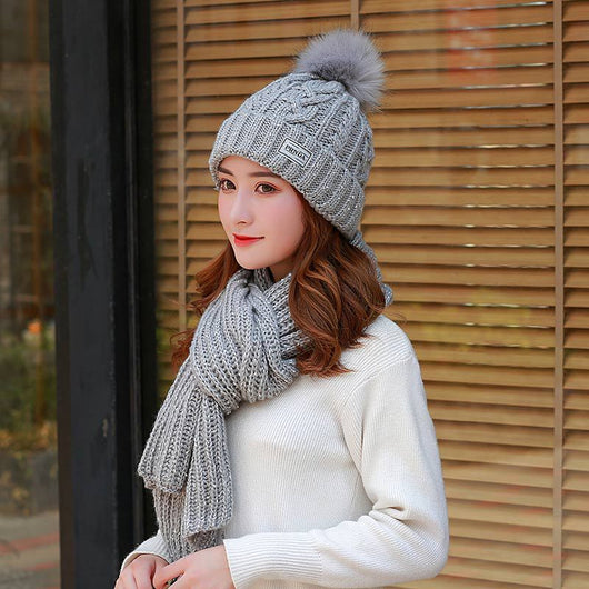 Gorro y Bufanda Larga de Lana para Mujer - Image 8