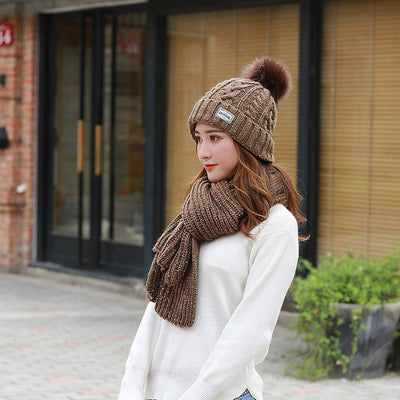 Gorro y Bufanda Larga de Lana para Mujer - Image 12