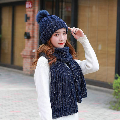 Gorro y Bufanda Larga de Lana para Mujer - Image 15