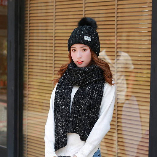 Gorro y Bufanda Larga de Lana para Mujer - Image 16