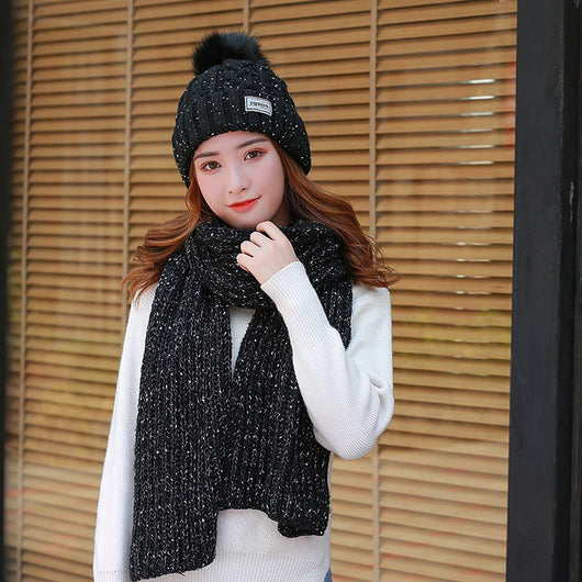 Gorro y Bufanda Larga de Lana para Mujer - Image 17