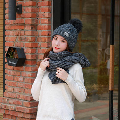 Gorro y Bufanda Larga de Lana para Mujer - Image 19