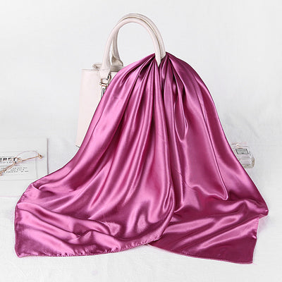 Foulard de Satén 90x90 cm - Pañuelo Versátil para Mujer - Image 30