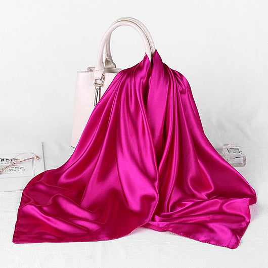 Foulard de Satén 90x90 cm - Pañuelo Versátil para Mujer - Image 35
