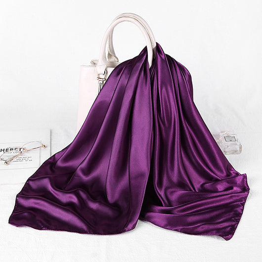 Foulard de Satén 90x90 cm - Pañuelo Versátil para Mujer - Image 36