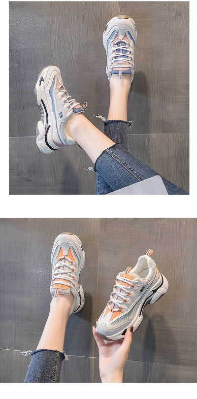 Tenis Plataforma Retro Autuspin Mujer - Cuero Transpirable Invierno Otoño - Image 9