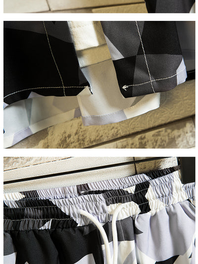 Conjunto de Playa Talla Grande: Short Floral y Camisa Estilo Japonés - Image 8