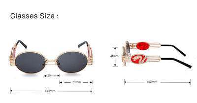 Gafas de Sol Dragon Chino con Armazón Metálico - Image 4