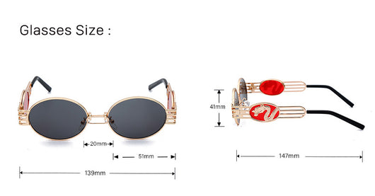 Gafas de Sol Dragon Chino con Armazón Metálico - Image 4