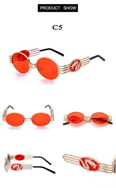 Gafas de Sol Dragon Chino con Armazón Metálico - Image 6