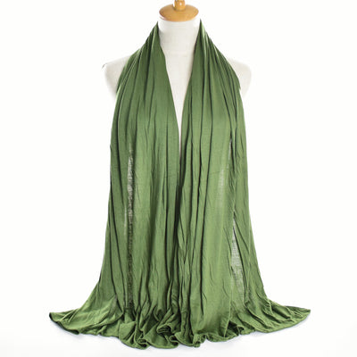 Foulard de Algodón Mercerizado Monocromático - Image 15