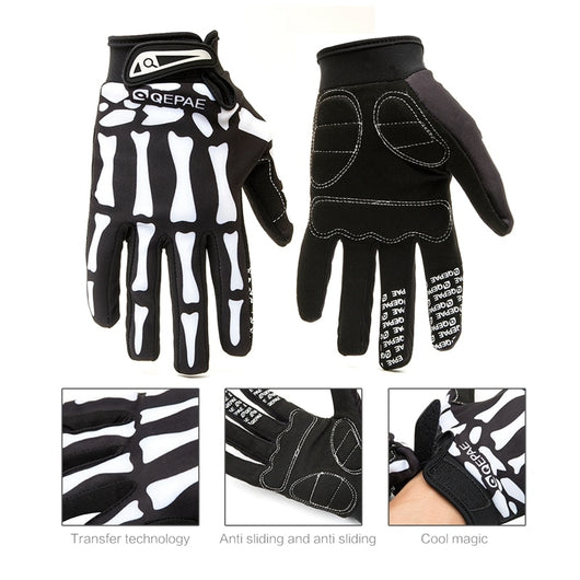 Guantes de Motocicleta Full Finger con Protección de Cráneo - Image 6