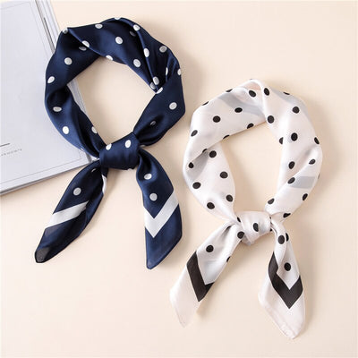 Pañuelo de Seda Satinado con Moño - Accesorio Elegante Multifuncional - Image 4