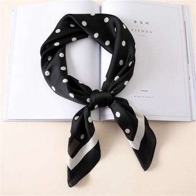 Pañuelo de Seda Satinado con Moño - Accesorio Elegante Multifuncional - Image 5