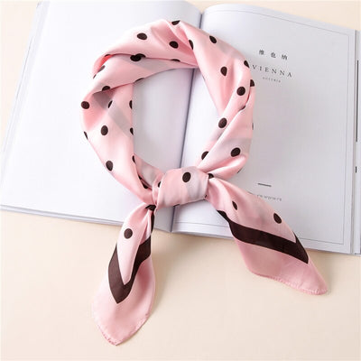 Pañuelo de Seda Satinado con Moño - Accesorio Elegante Multifuncional - Image 8