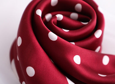 Pañuelo de Seda Satinado con Moño - Accesorio Elegante Multifuncional - Image 10