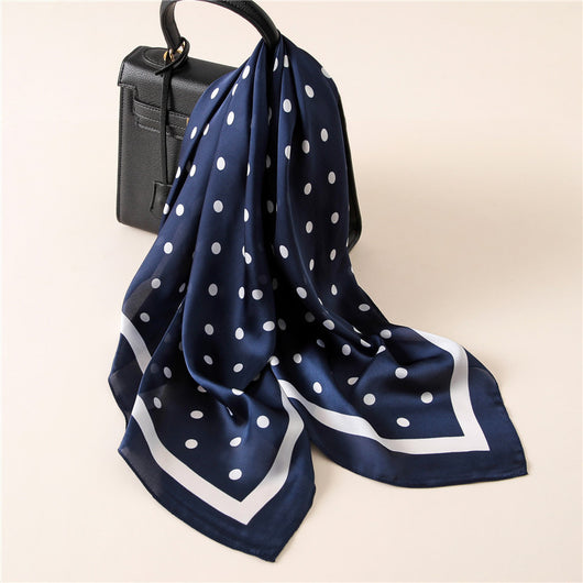 Pañuelo de Seda Satinado con Moño - Accesorio Elegante Multifuncional - Image 15