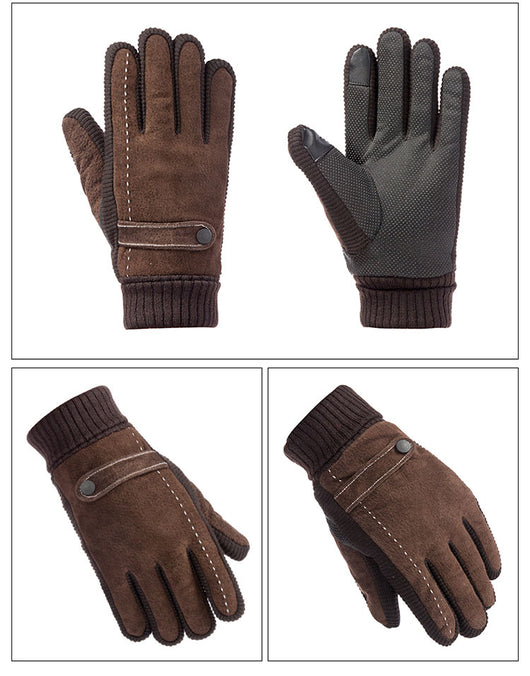 Guantes de Terciopelo a Prueba de Viento para Pantalla Táctil - Image 10