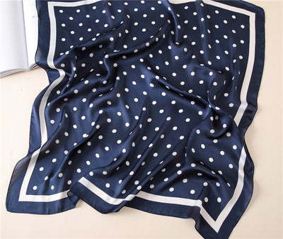 Pañuelo de Seda Satinado con Moño - Accesorio Elegante Multifuncional - Image 19