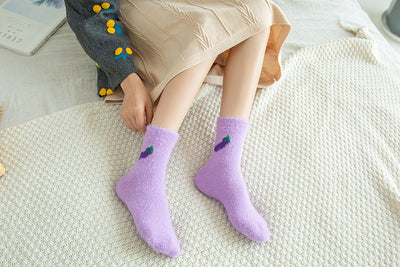 Calcetines Tubo de Terciopelo Imitación Visón - Image 6