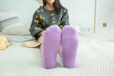 Calcetines Tubo de Terciopelo Imitación Visón - Image 7