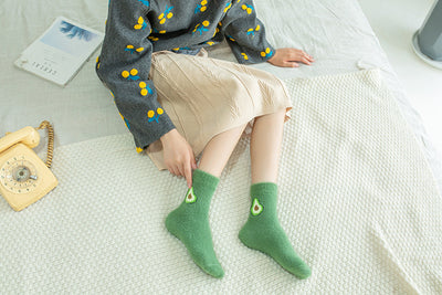 Calcetines Tubo de Terciopelo Imitación Visón - Image 10