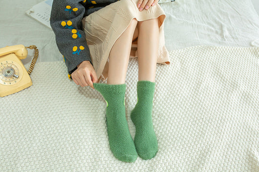 Calcetines Tubo de Terciopelo Imitación Visón - Image 11