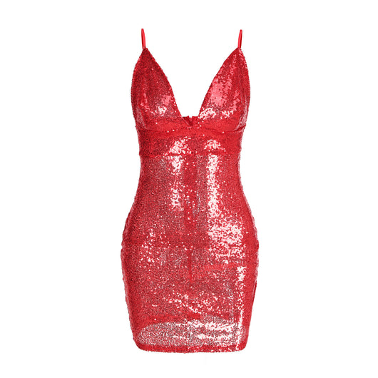Vestido de Lentejuelas con Tirantes - Image 18