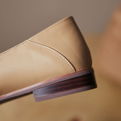 Zapatos Planos con Punta Cuadrada y Hebilla Metálica - Image 37