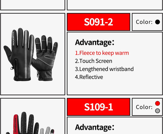 Guantes de Ciclismo y Motocicleta - Protección y Comodidad - Image 7