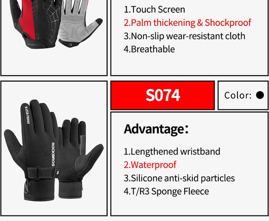 Guantes de Ciclismo y Motocicleta - Protección y Comodidad - Image 8