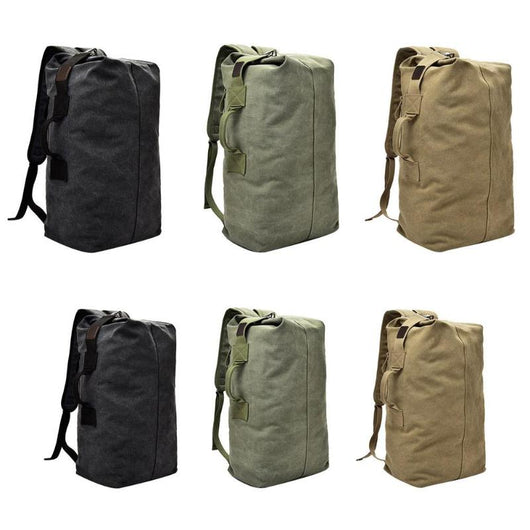 Mochila de Senderismo Unisex Gran Capacidad - Bolsa de Viaje Canvas para Camping y Escalada - Image 11