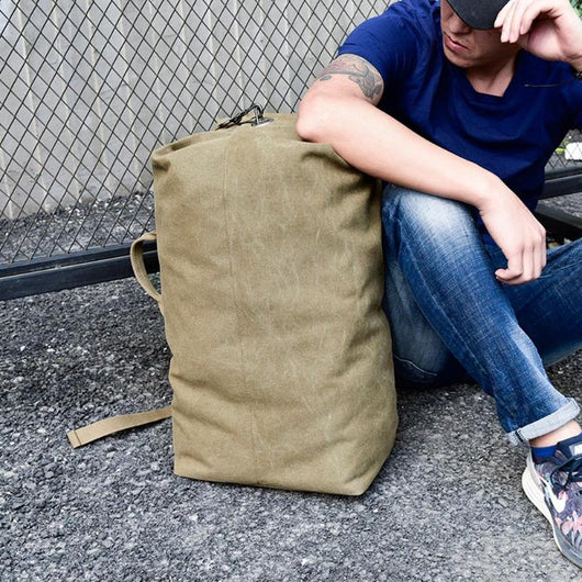 Mochila de Senderismo Unisex Gran Capacidad - Bolsa de Viaje Canvas para Camping y Escalada - Image 13