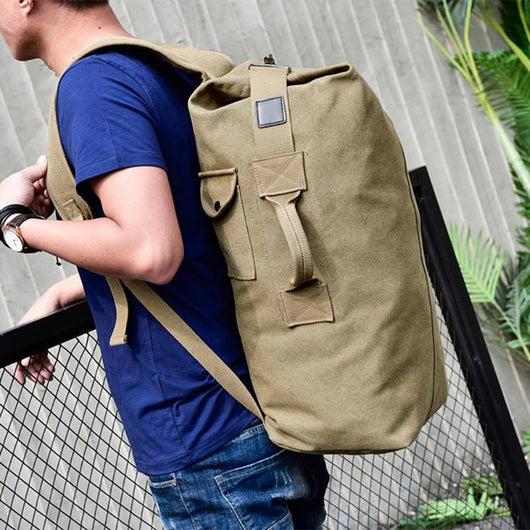 Mochila de Senderismo Unisex Gran Capacidad - Bolsa de Viaje Canvas para Camping y Escalada - Image 14