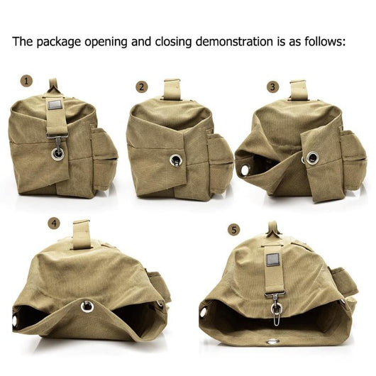 Mochila de Senderismo Unisex Gran Capacidad - Bolsa de Viaje Canvas para Camping y Escalada - Image 18