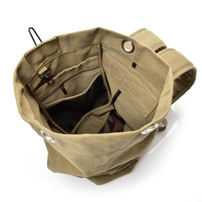 Mochila de Senderismo Unisex Gran Capacidad - Bolsa de Viaje Canvas para Camping y Escalada - Image 19