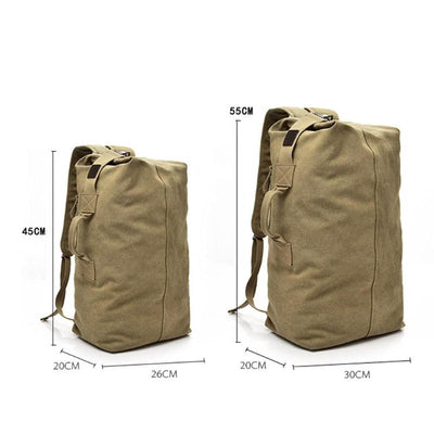 Mochila de Senderismo Unisex Gran Capacidad - Bolsa de Viaje Canvas para Camping y Escalada - Image 23
