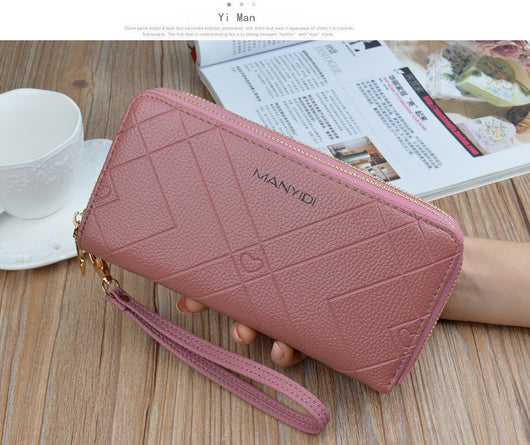 Cartera Doble Cierre para Mujer con Dos Compartimentos - Image 19