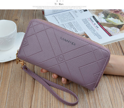 Cartera Doble Cierre para Mujer con Dos Compartimentos - Image 20