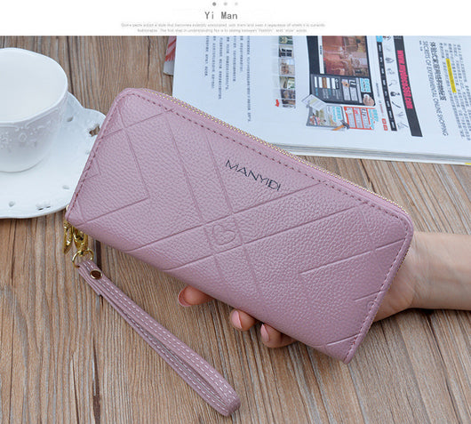 Cartera Doble Cierre para Mujer con Dos Compartimentos - Image 22