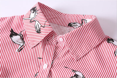 Blusa Manga Larga a Rayas para Mujer - Image 13