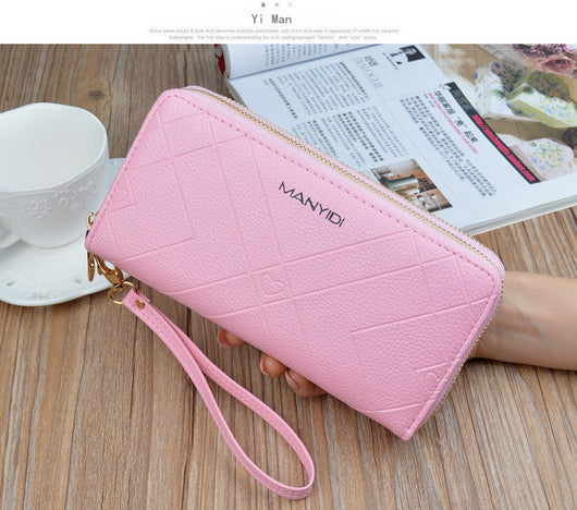 Cartera Doble Cierre para Mujer con Dos Compartimentos - Image 23