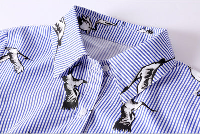 Blusa Manga Larga a Rayas para Mujer - Image 19