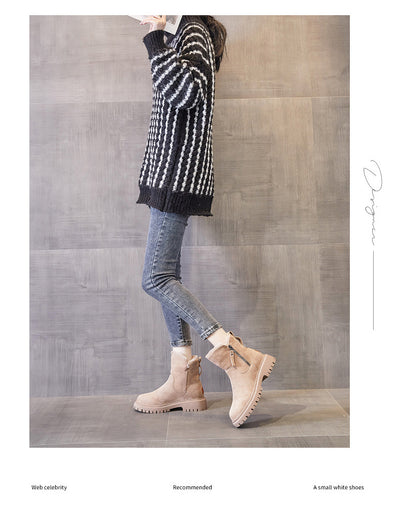 Botas de Nieve para Mujer con Forro de Pelaje y Algodón Acolchado - Image 10
