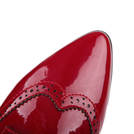Zapato de Tacón Cuadrado Hueco Burnt Bullocks para Mujer - Image 8