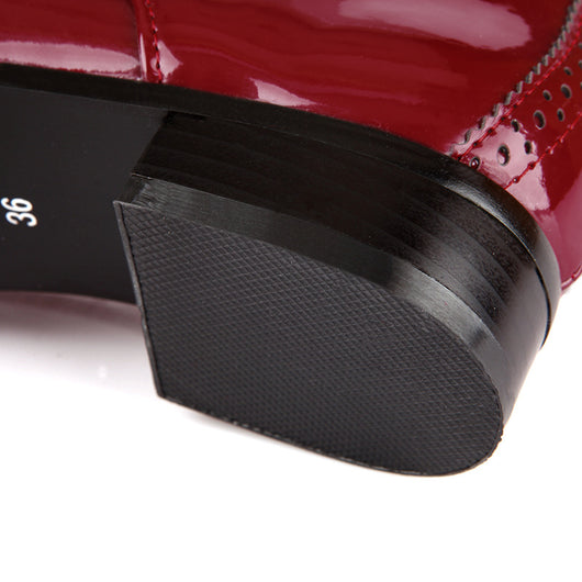 Zapato de Tacón Cuadrado Hueco Burnt Bullocks para Mujer - Image 10