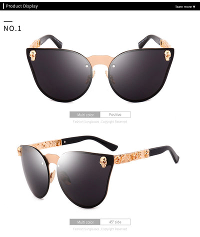 Gafas de Sol Calavera con Marco Metálico - Image 7