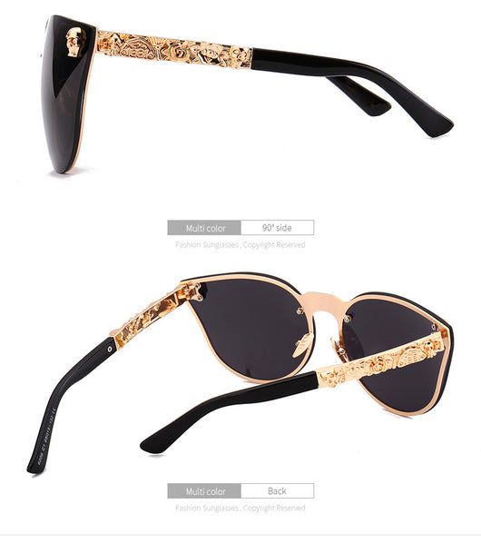 Gafas de Sol Calavera con Marco Metálico - Image 8