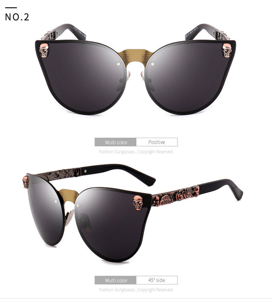 Gafas de Sol Calavera con Marco Metálico - Image 9