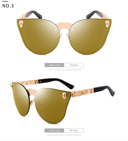 Gafas de Sol Calavera con Marco Metálico - Image 10
